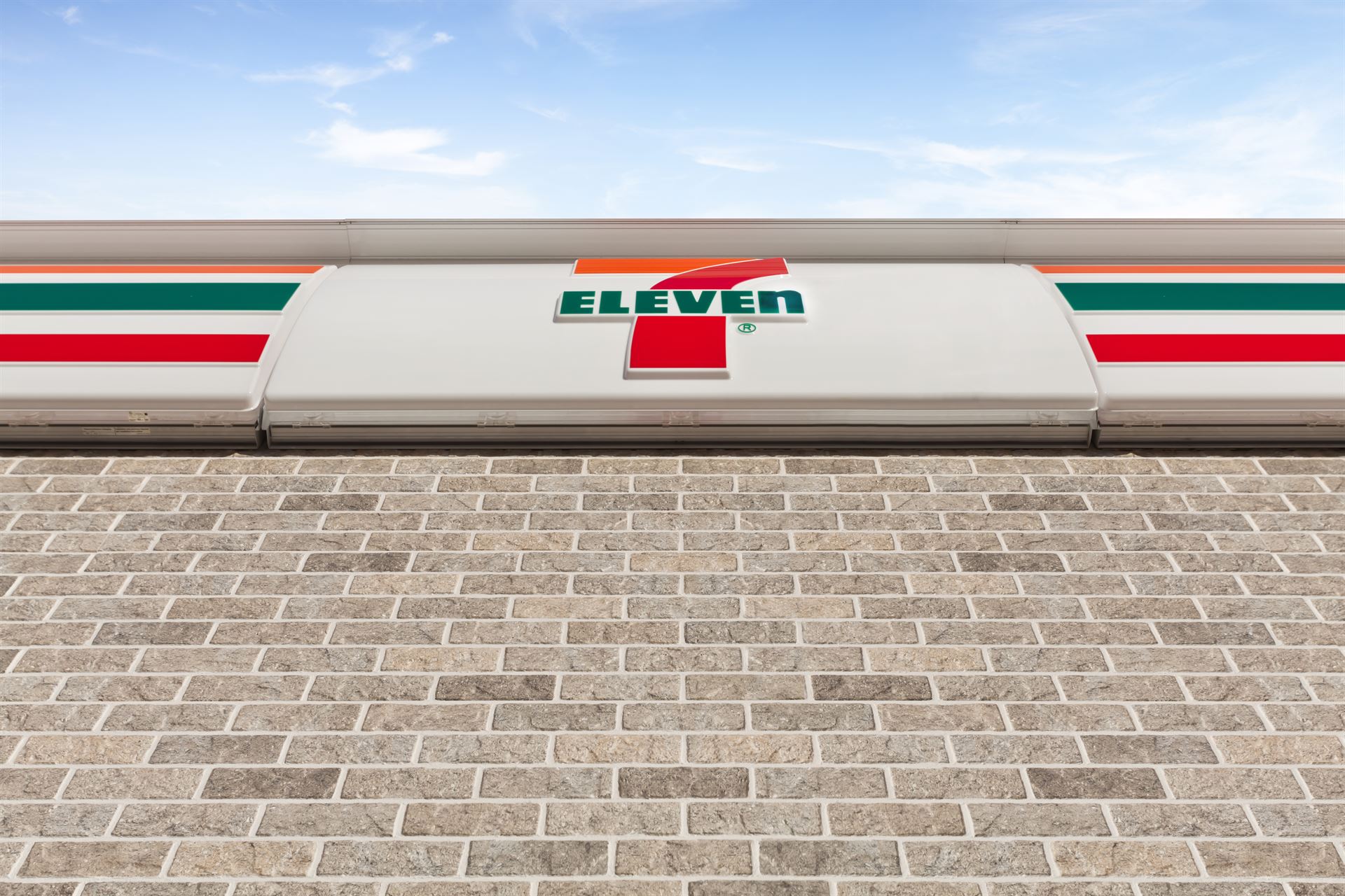 Exterior of 7-11 store featuring CanyonBrick