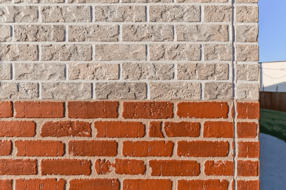 Modern Brick Stone Stucco Without Mess Cost Callbacks Fiber Cement Nichiha Usa - How To Stucco An Exterior Brick Wall