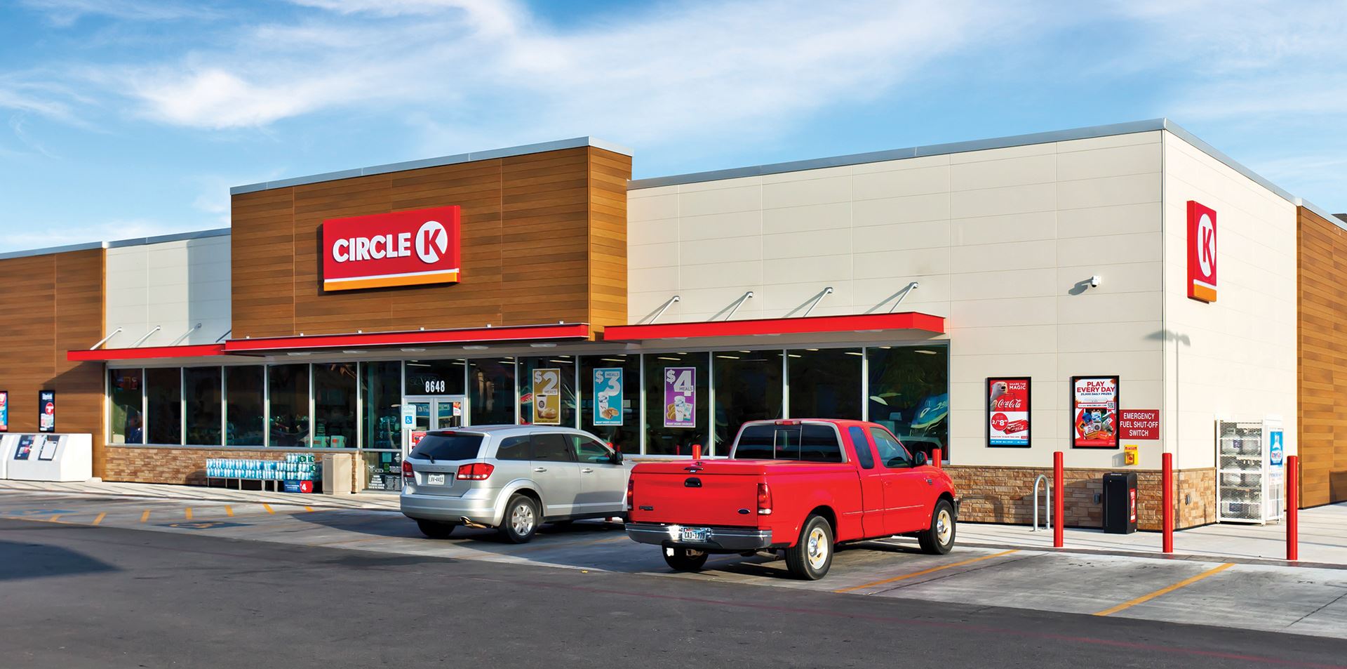 Circle K entrance in Texas with VintageWood